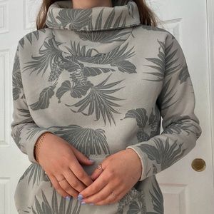 Carve Design jungle print turtleneck sweatshirt